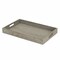 Homeroots 19in Gray Minimalist Wooden Tray 399619 - alternate 6
