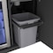 Koolmore Outdoor Kitchen Suite with 22 Inch Gas and Wood Fired Pizza Oven, Sink and faucet, Outdoor Fridge KM-OKS-P4679 - alternate 11