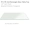 Fab Glass And Mirror 30in X 48in Rectangle 1/2in in Thick Tempered Radius Corners Beveled Edge Polish Glass Table Top T-30x48REC12THBETE - alternate 1