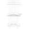Simple Spaces Shower Caddy, 3-Shelf, 11-5/8 in OAW, 23-1/4 in OAH, 8-1/4 in OAD, 10 lb SS-SC3-29-PE-3L - alternate 3