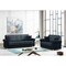 Homeroots 89" Black Chenille Convertible Futon Sleeper Sofa And Toss Pillows With Storage 607147 - alternate 5