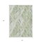 Homeroots 5' X 8' Sage Artichoke Green And Mint Green Geometric Washable Indoor Outdoor Area Rug 589243 - alternate 8
