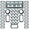 Ilc KENWORTH W900L YEAR 2005 DASH KIT BREAKDOWN SWITCH LABEL COVERS GAUGE BEZELS Heavy Duty Replacement KW W900L 2005 DASH KIT BREAKDOWN SWITCH LABEL COVE - alternate 2