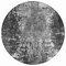 Homeroots 8' Gray Charcoal And Silver Round Abstract Washable Indoor Outdoor Area Rug 582922 - alternate 6