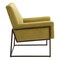 Homeroots 26" Olive Green And Bronze Velvet And Upholstered Arm Chair 556478 - alternate 6