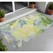 Homeroots 3' X 5' Yellow Abstract Washable Non Skid Indoor Outdoor Area Rug 559544 - alternate 1