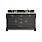 James Martin Vanities Brookfield 60 in. Double Vanity, Black Onyx w/ 3 CM Victorian Silver Silestone Top 547-V60D-BKO-3VSL - alternate 1