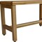 Homeroots Compact Rectangular Teak Shower Outdoor Bench In Natural Finish 376747 - alternate 6