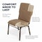 Flash Furniture Advantage Mixed Tan Discount Church Chair, 21" Wide EPCHT-105 - alternate 7