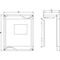 Siemens ALPHA 400/630/1250 DIN assembly kit molded case circuit breaker 1 x 3VA20 8GK4736-2KK12 - alternate 3