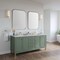 James Martin Vanities Chicago 72 in. Double Vanity, Smokey Celadon, w/ 3 CM Carrara Marble Top 503-V72-SC-3CAR - alternate 5