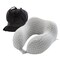 Home-Complete Travel Pillow Memory Foam Pillow with Washable Cover Neck Pillows for Sleeping, Gray HT-PILLOW2-GRY - alternate 7