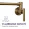 Anzzi Braccia Series 24" Wall Mounted Pot Filler in Champagne Bronze KF-AZ258CB - alternate 8