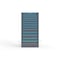 Strong Hold 13 drawer cabinet - (4x 2ft, 4x 3ft, 4x 4ft, 1x 5ft) - Blue accents - Keyed Alike S3060-PPAAS-1301FS - alternate 1
