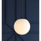 Jonathan Y Bleecker 7.75" Metal/Glass Globe LED Pendant, White/Oil Rubbed Bronze JYL9528B - alternate 9