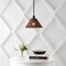 Jonathan Y Hattie 12 in. 1-Light Coastal Bohemian Metal and Woven Rattan LED Pendant Light, Black/Dark Brown JYL5712B - alternate 8