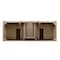 James Martin Vanities Bristol 60" Dbl Vanity, Whitewashed Walnut, w/3 CM Siberian Silestone Top w/FreePower WirelessCharger 157-V60D-WW-FSFR - alternate 7