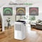 Edendirect 38 pt. 2200 sq. ft. Portable Dehumidifier in White with Auto Defrost, Continuous Run ZR-1906 - alternate 8