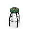 Holland Bar Stool Co 36" Blk Wrinkle Minnesota Wild Swivel Bar Stool, Accent Ring L8B2B36MinWld - alternate 1