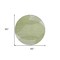 Homeroots 8' Green And Ivory Round Geometric Washable Indoor Outdoor Area Rug 597627 - alternate 7