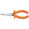 Klein Tools 6 7/8 in D203 Needle Nose Plier, Side Cutter Cushion Grip Handle D203-6-INS - alternate 1