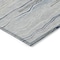 Homeroots 10' X 14' Gray Silver And Blue Striped Washable Indoor Outdoor Area Rug 597252 - alternate 8