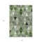 Homeroots 5' X 8' Green And Fern Green Geometric Washable Indoor Outdoor Area Rug 583011 - alternate 6