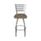 Holland Bar Stool Co 410 Jackie Stainless Steel 36in Swivel Bar Stool with Rein Thatch Seat 41036SS026 - alternate 7