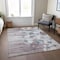 Homeroots 5' X 8' Teal Blue Aqua And Ivory Floral Washable Indoor Outdoor Area Rug 582777 - alternate 5