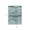Homeroots 9' X 12' Sage Teal Blue And Navy Blue Abstract Washable Indoor Outdoor Area Rug 612483 - alternate 8