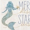 Homeroots Mermaid Kisses Starfish Wishes 2 White Framed Print Wall Art 407724 - alternate 2