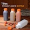 Ecoquality 16oz Empty Plastic Bottles with Tamper Evident Caps For Juices, Milk, and Smoothies, 10PK EQ16FOGL-10 - alternate 4