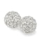 Homeroots Set of Two Silver And Clear Faux Crystal And Metal Orb Decorative Tabletop Sculptures, 2PK 373743 - alternate 1