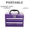 Viper Tool Storage 11-Inch 2-Drawer Portable Micro Toolbox, Purple V1102MBPU - alternate 5