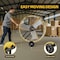 Edendirect Industrial Drum Fan, 30 in Blade Dia, 120V, 11,800/12,600/13,000 cfm IR-FAND36 - alternate 8