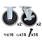 Specialmade Goods And Services CASTER KIT FG4300L80000 - alternate 1
