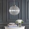 Jonathan Y Georgina 16" Crystal/Metal LED Pendant, Antique Brass JYL6110B - alternate 14