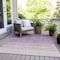 Homeroots 3' X 5' Purple And Lavender Ombre Washable Indoor Outdoor Area Rug 595829 - alternate 8