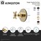 Kingston Brass Single-Handle Six-Way Diverter Valve with Round Trim Kit, Polished Chrome KS4031BEX - alternate 2