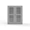 Strong Hold 14 GA Extra Heavy Duty Ventilated (Hex) Cabinet with Half-Width Drawers 56-H-243-6/5DB-L - alternate 2