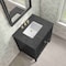 James Martin Vanities Myrrin 30" Single Vanity, Carbon Oak w/ 3 CM Parisien Bleu Silestone Top 485-V30-CBO-3PBL - alternate 9