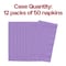 Smarty Had A Party Durable Luscious Lavender Paper Dinner Napkins, 600PK 67193B-CASE - alternate 6