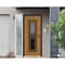 Vdomdoors Steel Door Ballucio 6644 Natural Oak Side Exterior Window Sidelite Entry Door Painted W36+16xH80 Le BALLUCIO6644EXD-OAKW-W36+16xH80-LH-I - alternate 5