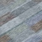 Homeroots 8' Blue Denim Blue And Brown Round Striped Washable Indoor Outdoor Area Rug 615478 - alternate 6