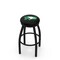 Holland Bar Stool Co 30" Blk Wrinkle North Dakota Swivel Bar Stool, Accent Ring L8B2B30NorDak - alternate 1