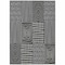 Homeroots 5' X 8' Black And Ivory Geometric Washable Indoor Outdoor Area Rug 596903 - alternate 8