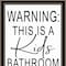 Homeroots Kids Bathroom Black Framed Print Bathroom Wall Art 530098 - alternate 5