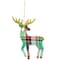 Martha Stewart Holiday Reindeer Ornament 4 Piece Set in Red and Green 97155.04 - alternate 6