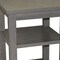 Homeroots 28" Gray Solid Wood Nightstand 548320 - alternate 12