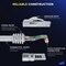 Maximm Cat6 Ethernet Cable 1.5ft 10Gbps 550MHz UTP, 20PK, White, 20PK WH20PK03 - alternate 2